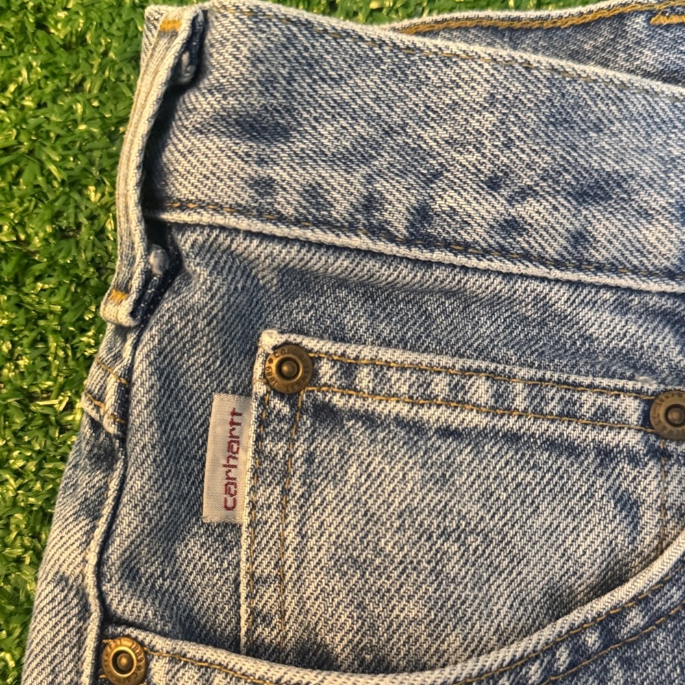 Carhartt Blue Straight Jeans Classic Style - Picture 3 of 8